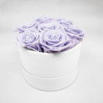Load image into Gallery viewer, Lavender Roses in a White Box
